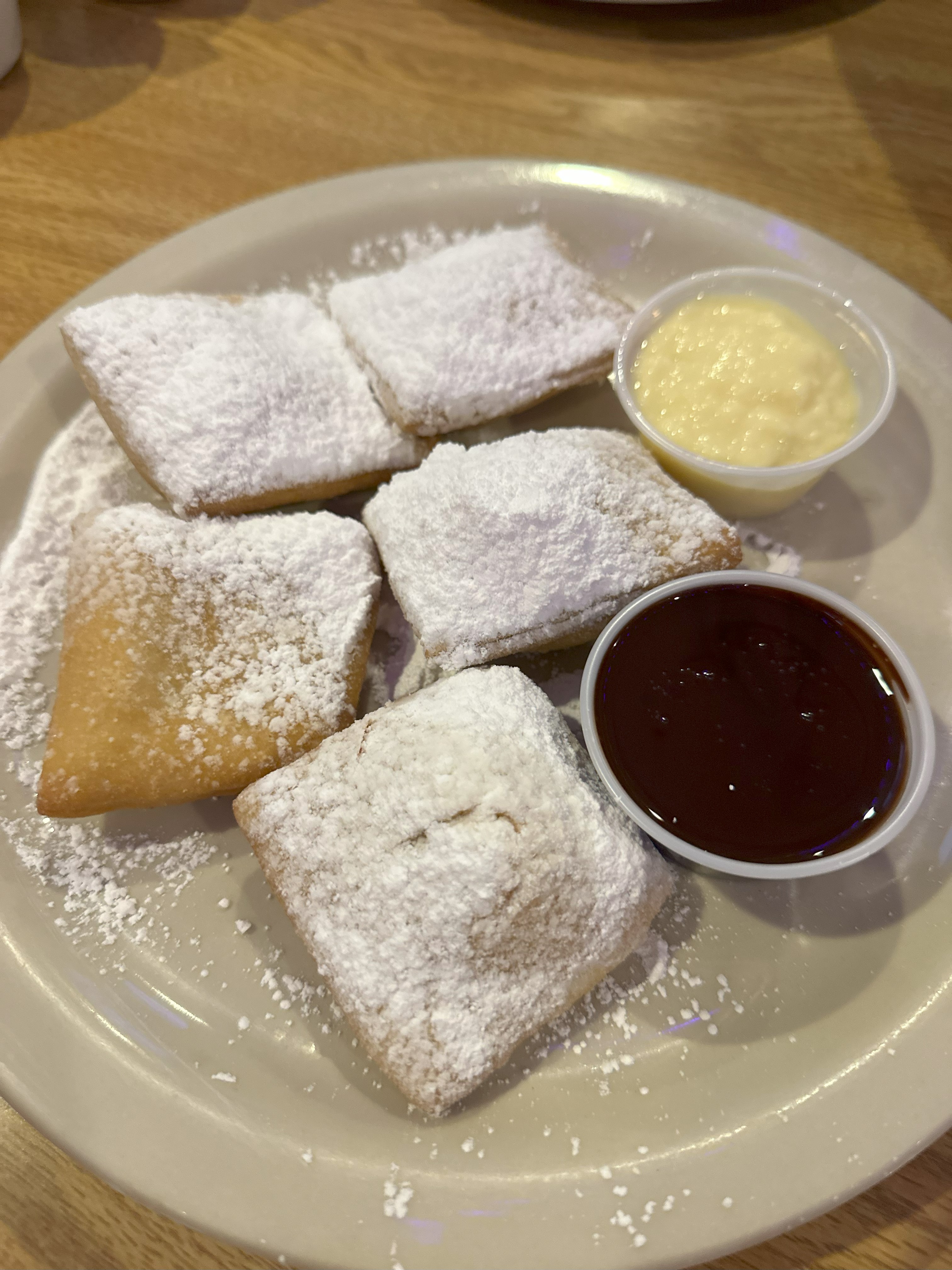 benignets from Chuck's Southern Comfort Cafe